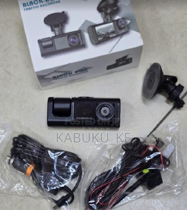 3 in 1 Dash Cam Front, Inner Rear Traffic Recorder