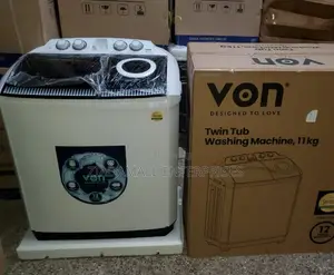 Von 11kg Twin Tub Washing Machine Von 11kg Twin Tub – Strong Performan