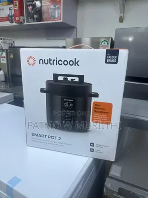 Nutricook Electric Pressure Cooker 6l Stainless Steel -Black