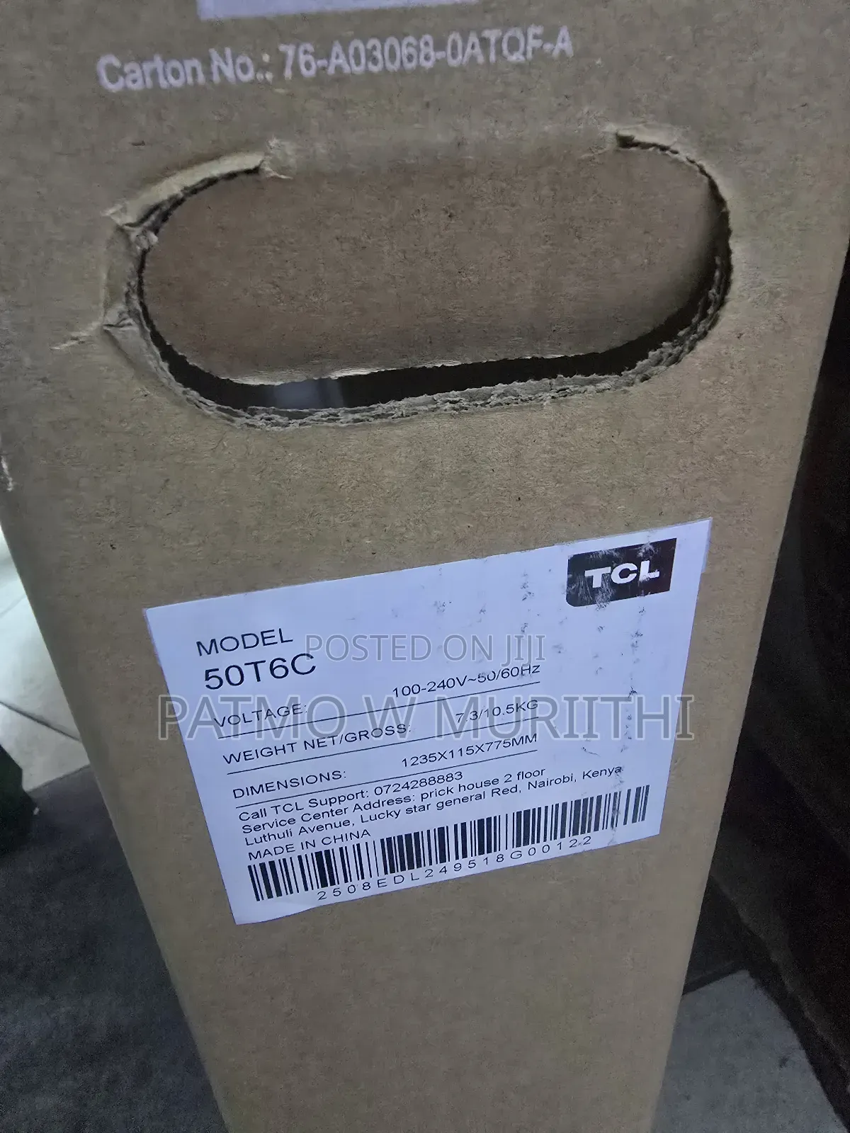 TCL 50inch QLD Tv 50t6c