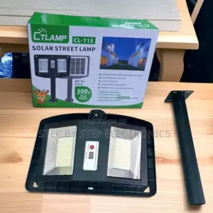 Ctlamp 300w High Durability Solar Street Light With Dusk-to-Dawn Mode