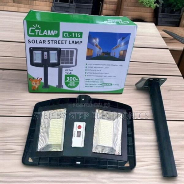 Ctlamp 300w Landscape Garden Solar Light With Motion Sensor Backup - main view