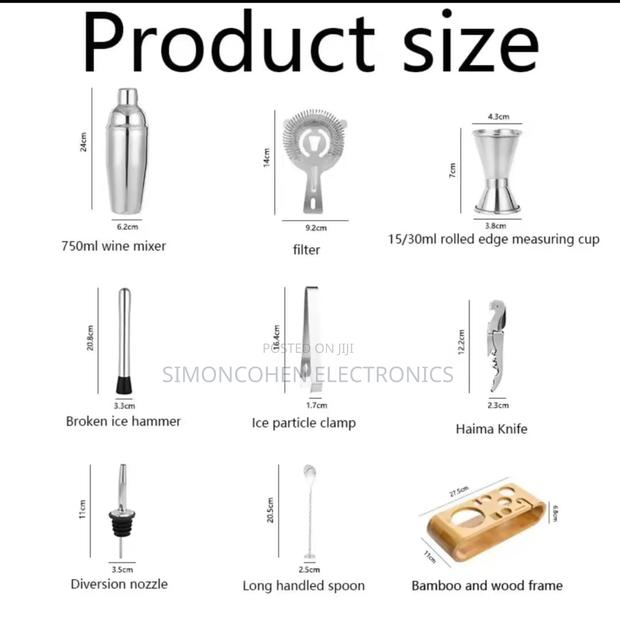 12pcs Set Cocktail Shaker - thumbnail 3