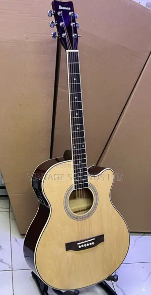 Natural - Ibanez 40eq” Semi Acoustic-Electric Guitar