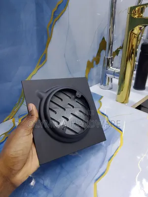 Black Lirlee Floor Drain