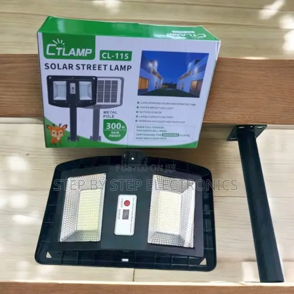 Ctlamp 300w Ultra High Quality Solar Street Light With Sensor Mode