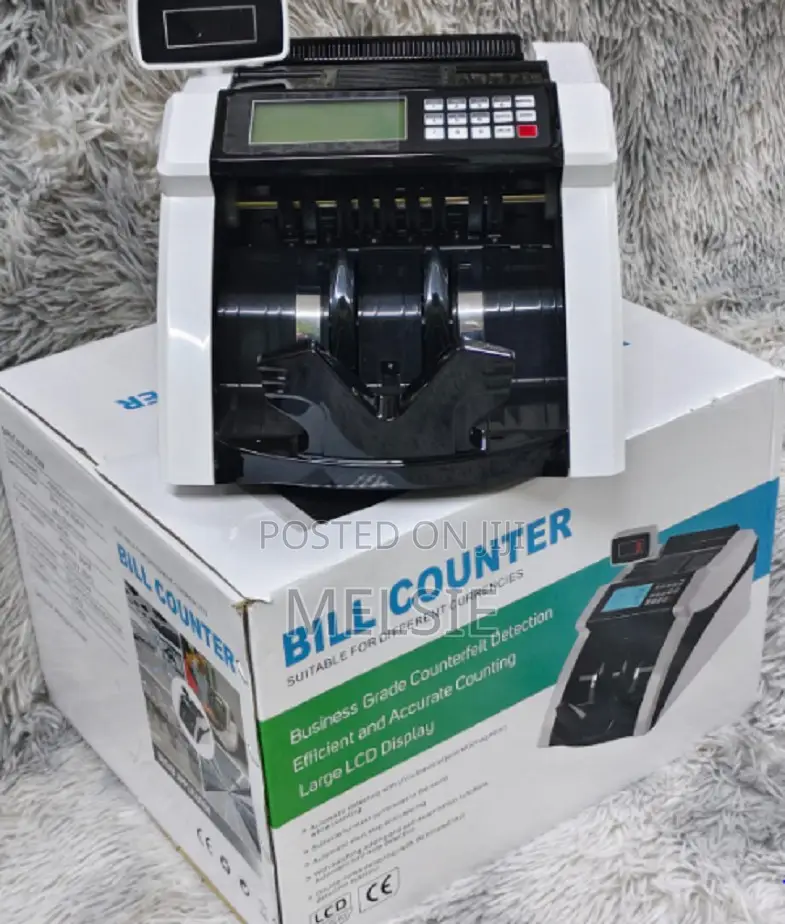 Money Counter Bill With Counterfeit Detection Display Multi-Currency