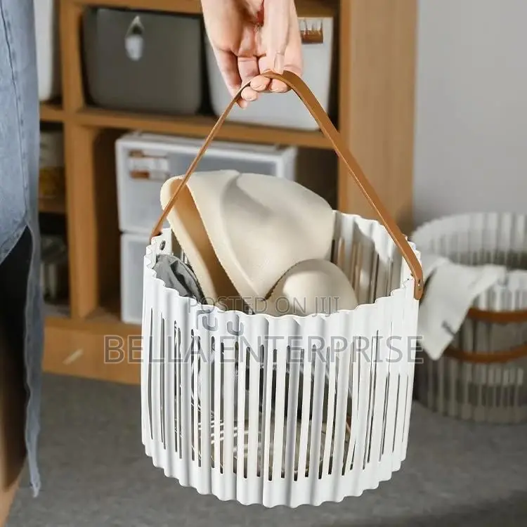 Laundry Hamper Basket, Waterproof Large Clothes Basket With Handles