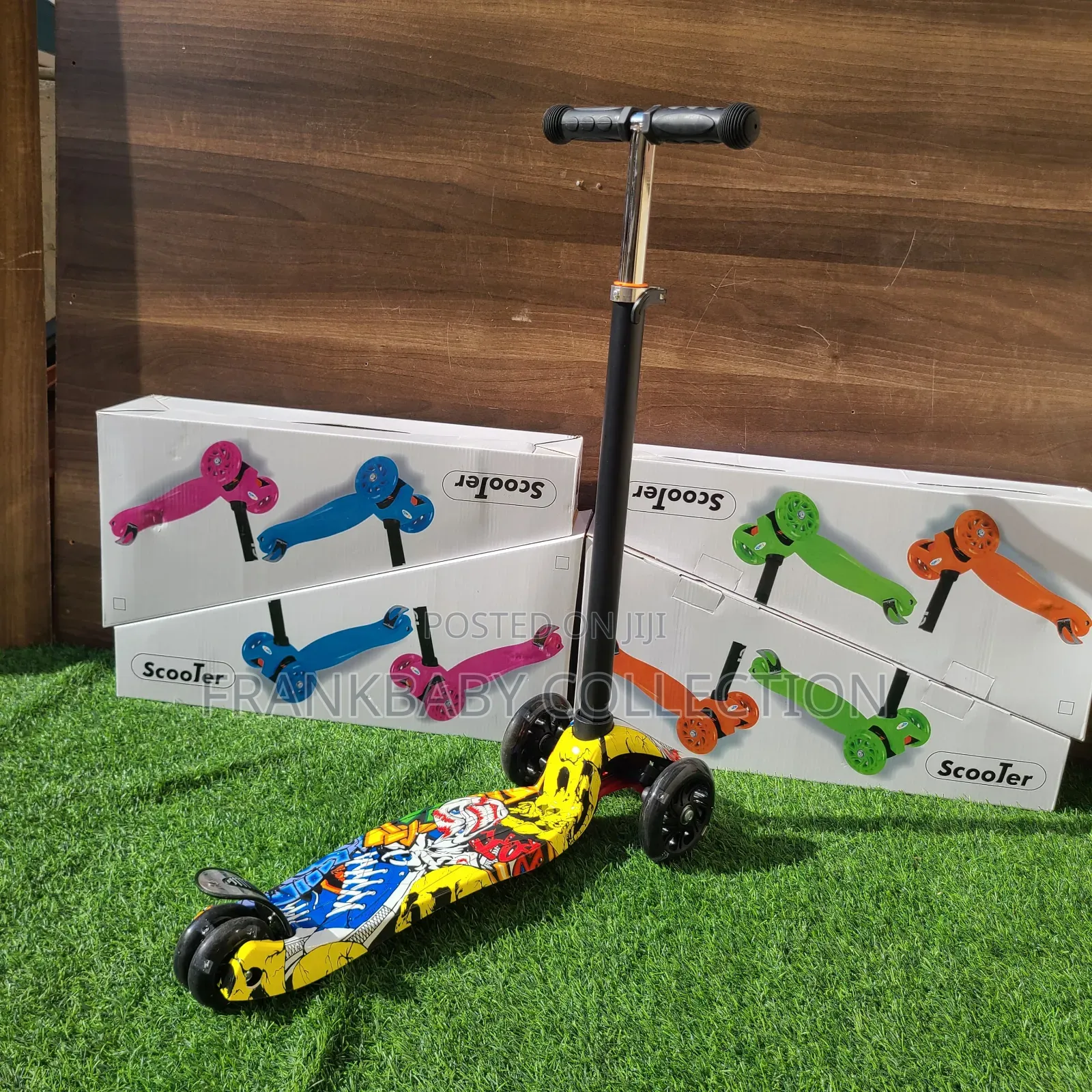 Colorbursta Rider Kids Scooter (Adjustable)