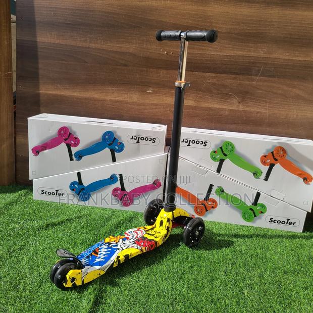 Colorbursta Rider Kids Scooter (Adjustable)