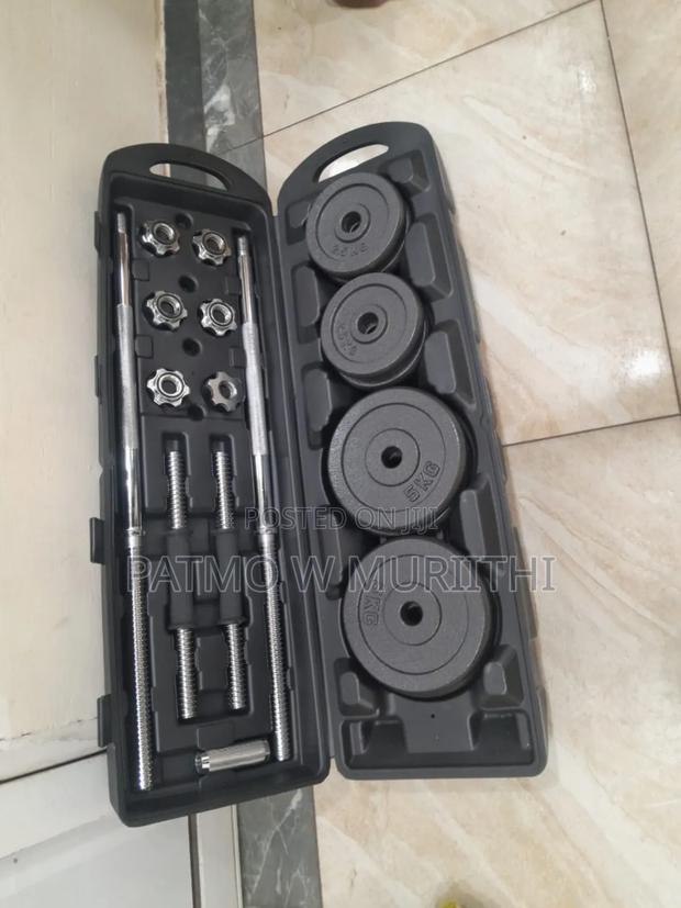 Adjustable Dumbbell 50kg With Case,Connector and Wheels