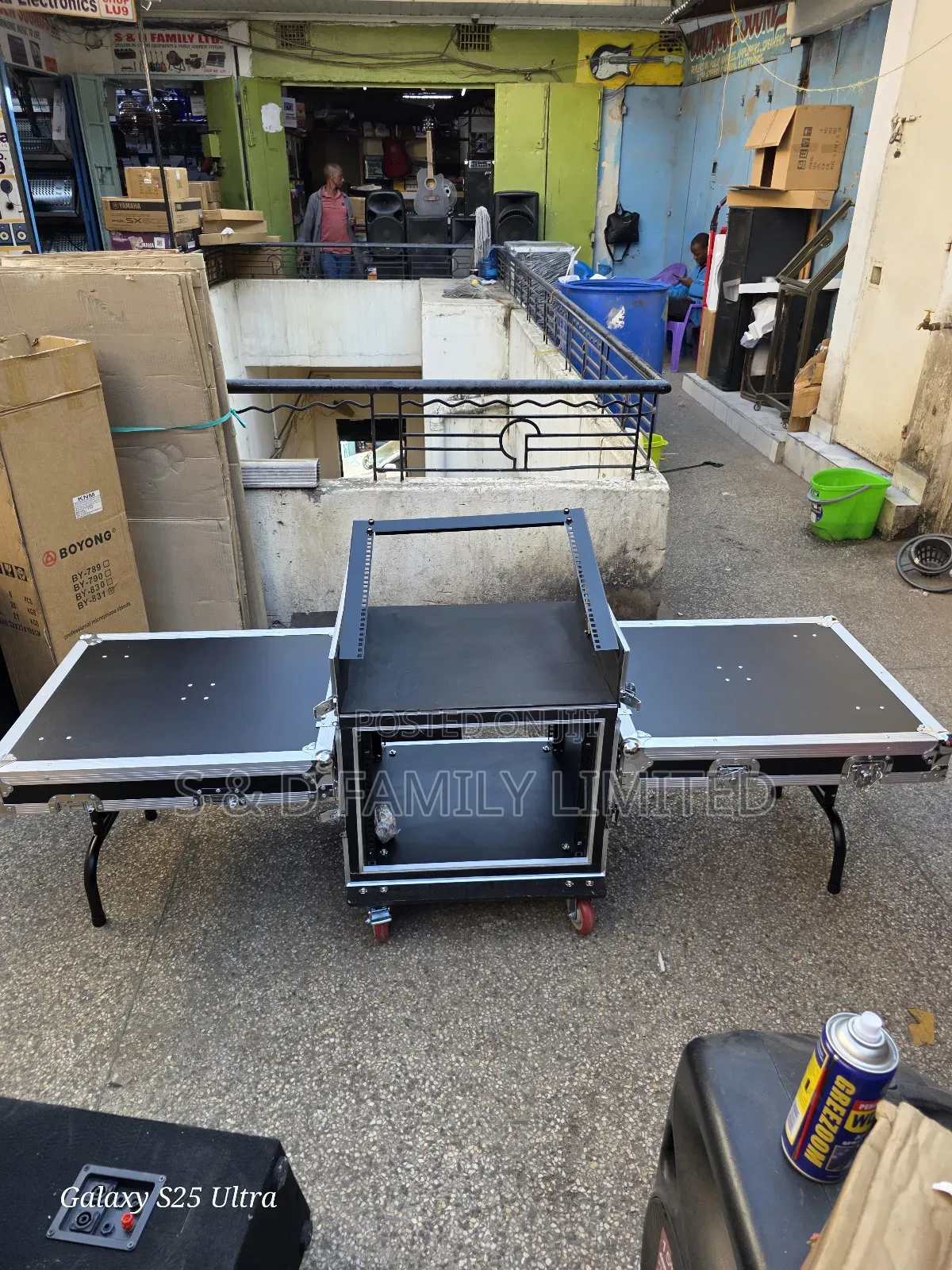 9u Two Table Closed Rack
