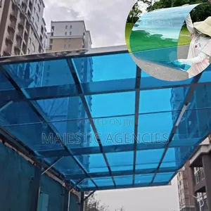 Blue Solid Polycarbonate Roof Sheets/Panels 3mm Thickness