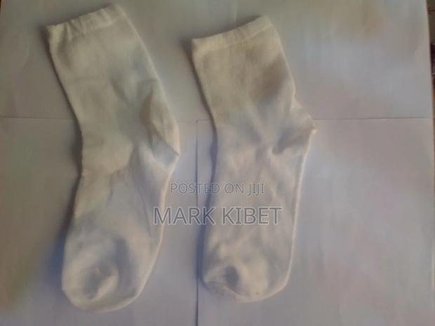 Versatile Women's White Socks Crew Socks Calf Length