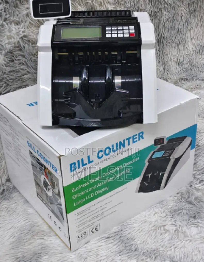 Bill Counting With Counterfeit Detection LCD Multi-Currency Support