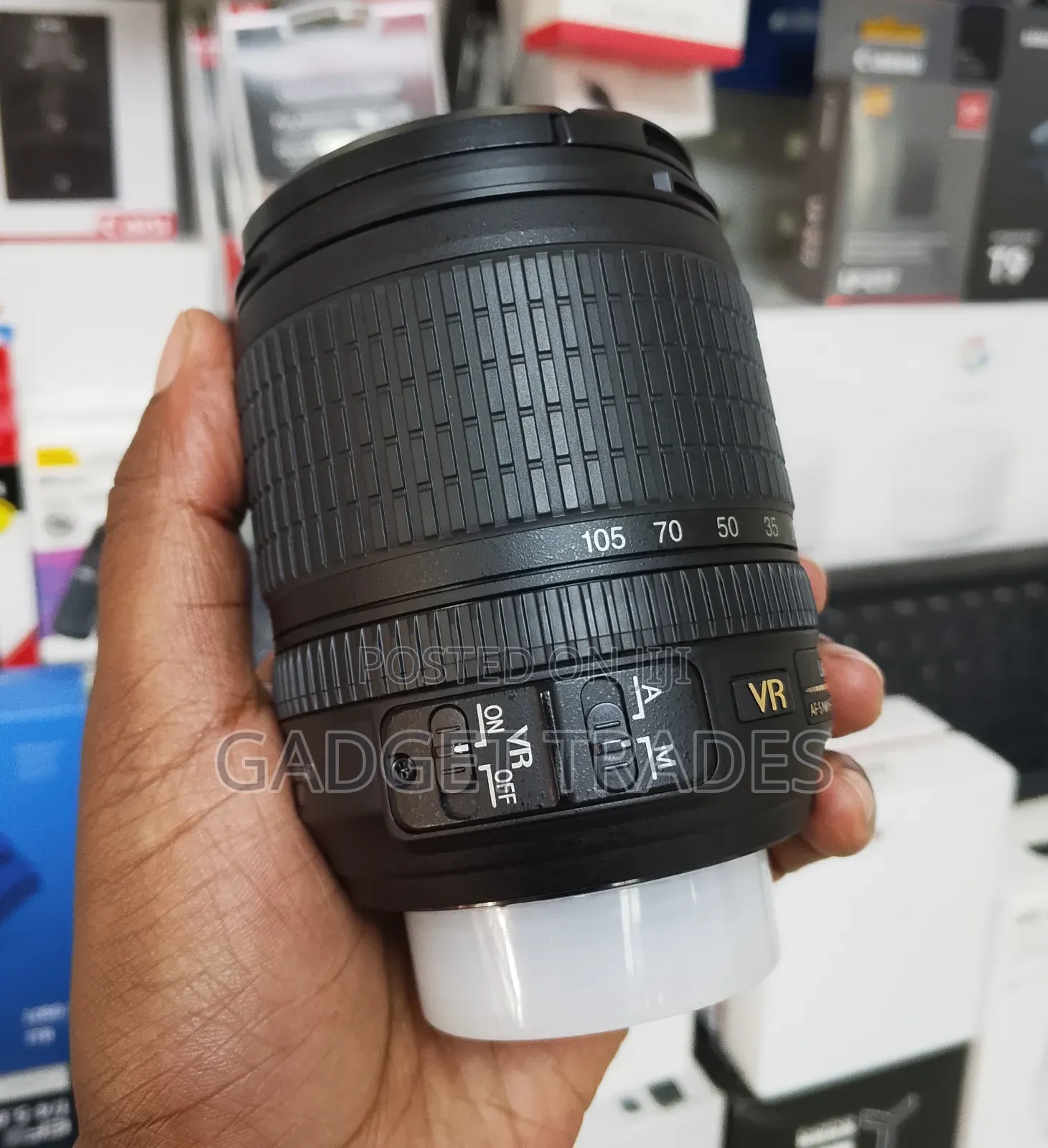 Nikon Af-S Dx Nikkor 18-105mm F/3.5-5.6g Ed Vr Lens Ex Uk