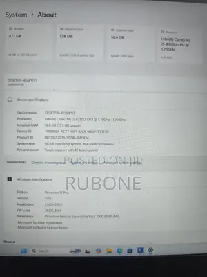 Laptop Lenovo ThinkPad T14 8GB Intel Core I7 SSD 512GB