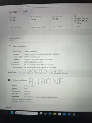 Laptop Lenovo ThinkPad T14 8GB Intel Core I7 SSD 512GB