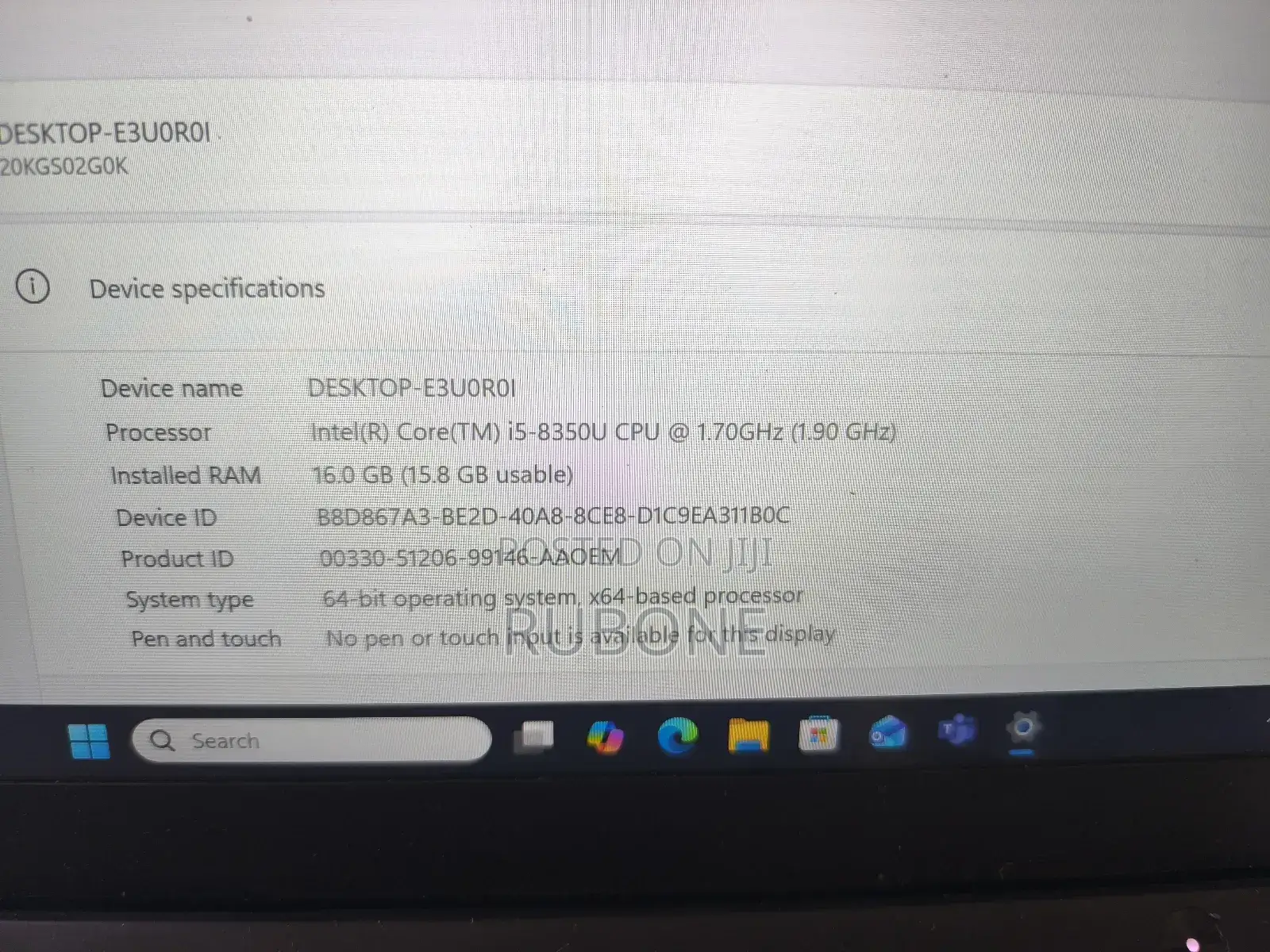 Laptop Lenovo ThinkPad T14 8GB Intel Core I7 SSD 512GB
