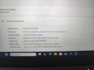 Laptop Lenovo ThinkPad T14 8GB Intel Core I7 SSD 512GB