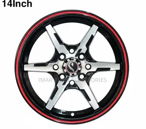 15 Inch Red Blend Universal Rims | Stylish, Strong Affordable