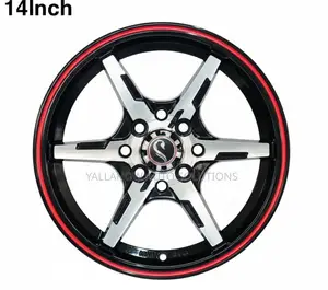 15 Inch Red Blend Universal Rims | Stylish, Strong Affordable