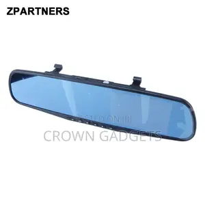 Dual Lens 1080p Car Mirror DVR With Parking Mode Loop Recording