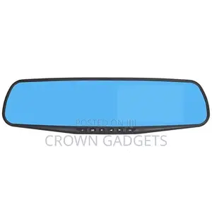 4.3inchs Rearview Mirror Dashcam Full Hd DVR With Night Vision Rear Cam