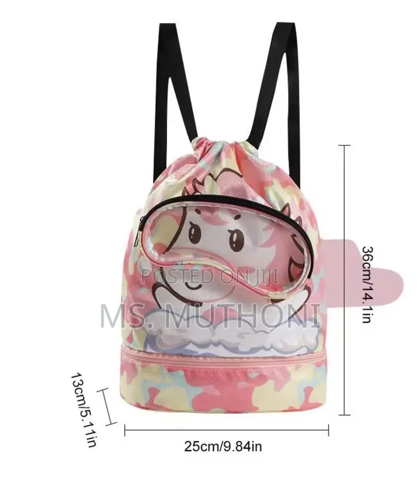 Kids Disney Drawstring Waterproof Swimming Bag/Toys Bag*