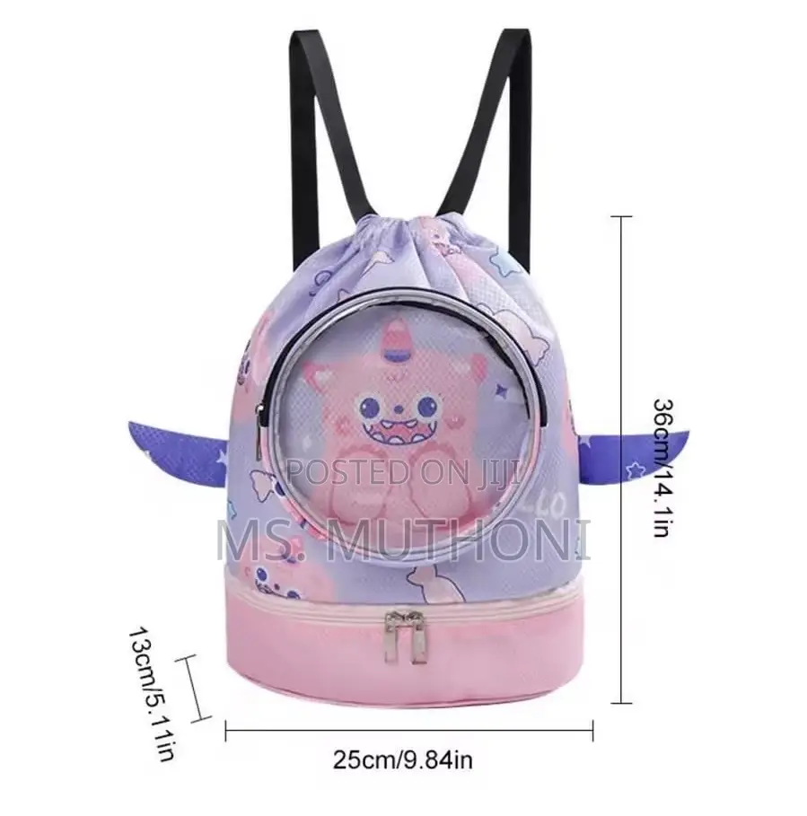 Kids Disney Drawstring Waterproof Swimming Bag/Toys Bag*