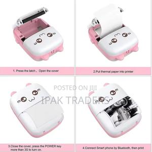 *Portable Mini Pocket Bluetooth Thermal Printers With 3 Free Roll - thumbnail 2