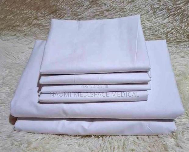 White Bedsheets Pure Cotton-Pair - main view