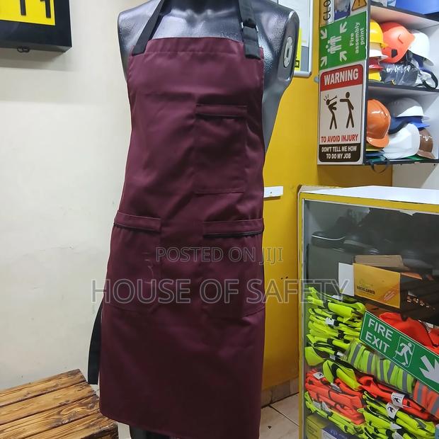 Maroon Twill Fabric Versitle Aprons - thumbnail 3