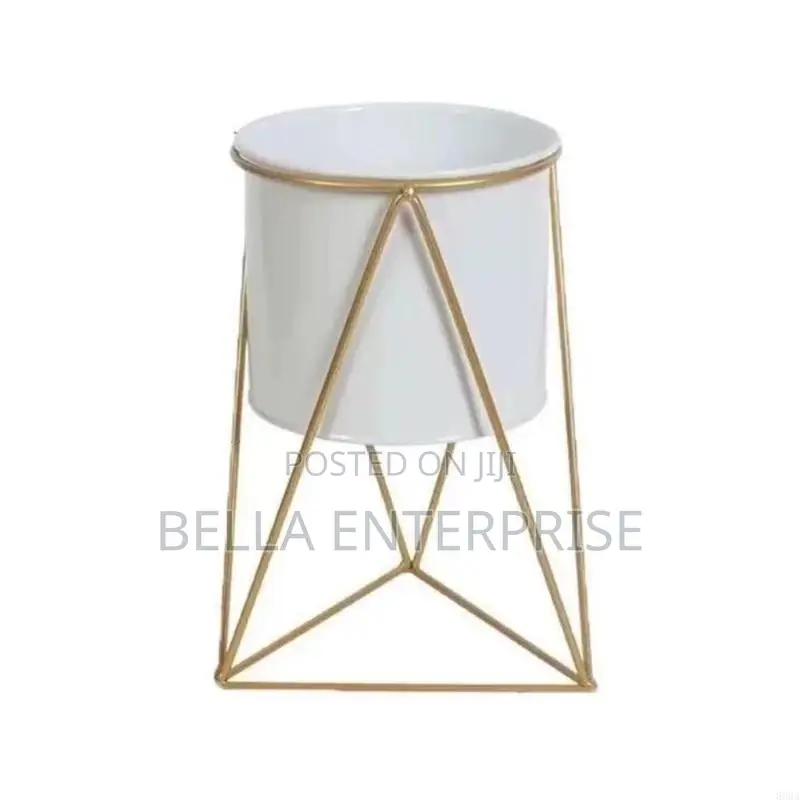 Nordic Geometric Metal Iron Flower Pot Plant