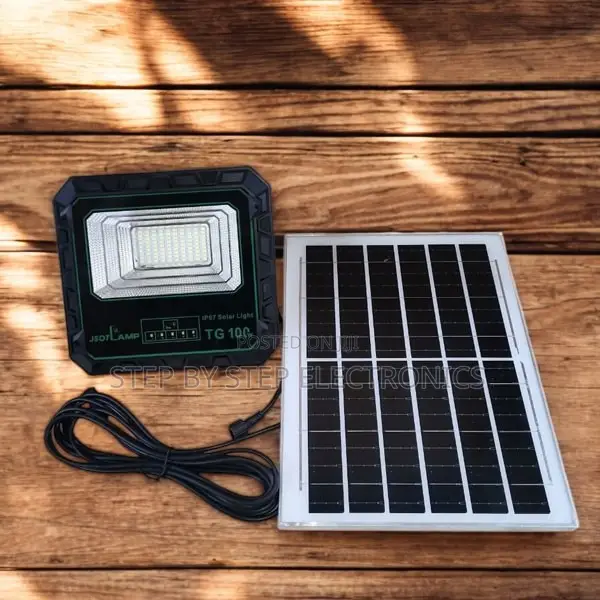 Jsot 100w Top Quality Solar Flood Light With Strong Aluminium Casing