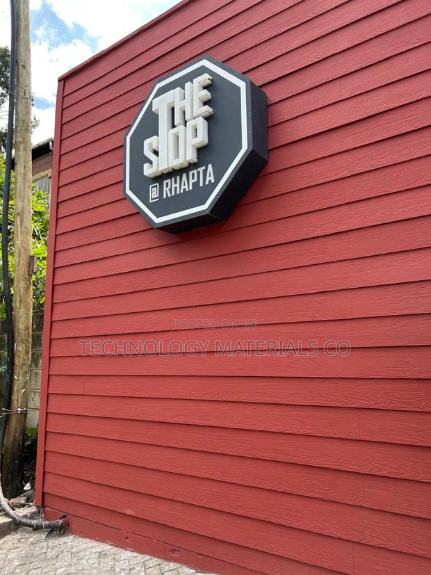 Outdoor Fiber Cement Cladding Planks – Durable Exterior Wall Siding - main view