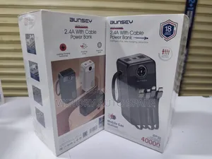 Buncy Powerbank 40000mah 4 in 1 Cable