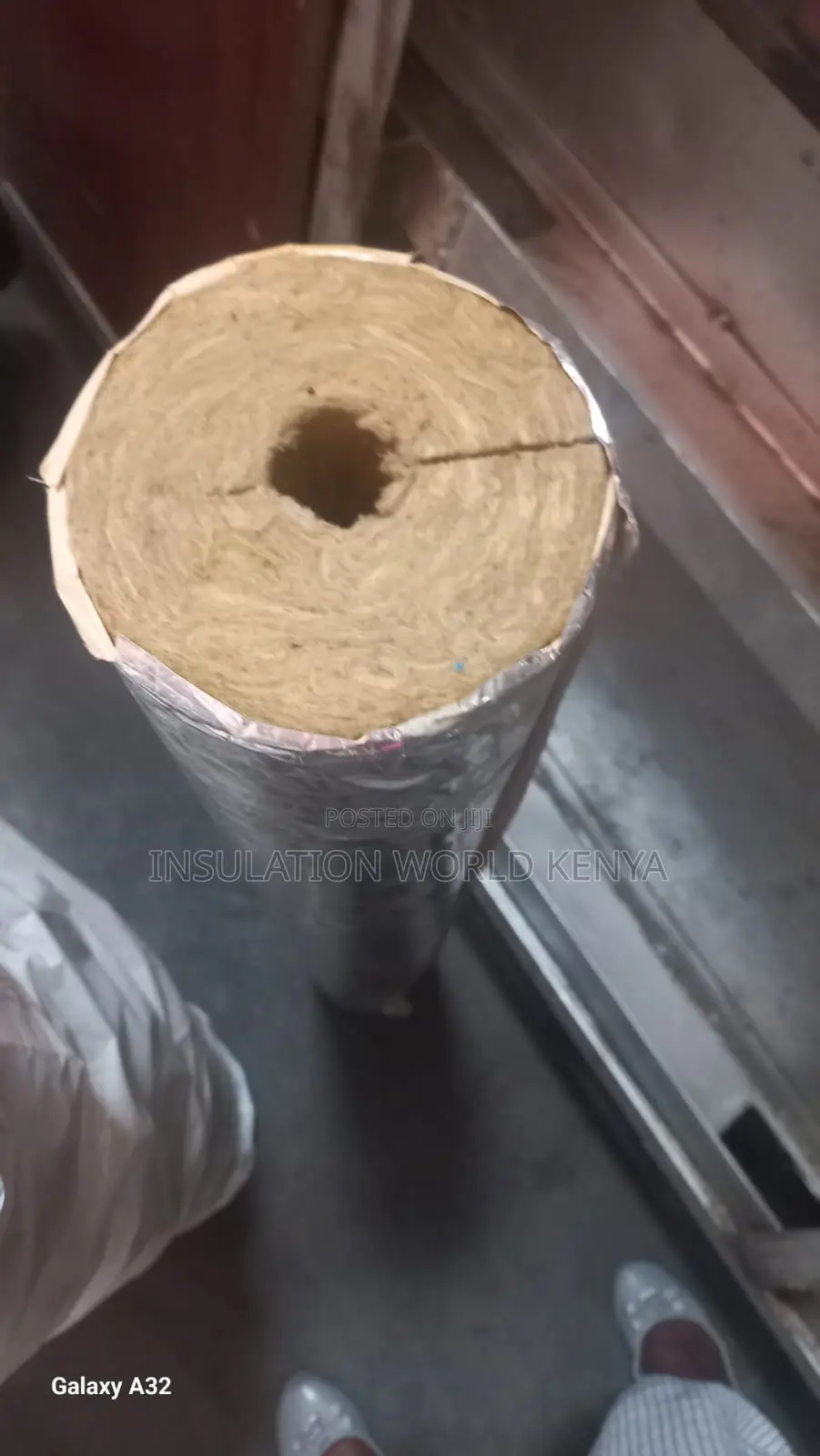 Rockwool Pipe – 50mm Wall, 1/2" Id, Thermal Acoustic Insulation