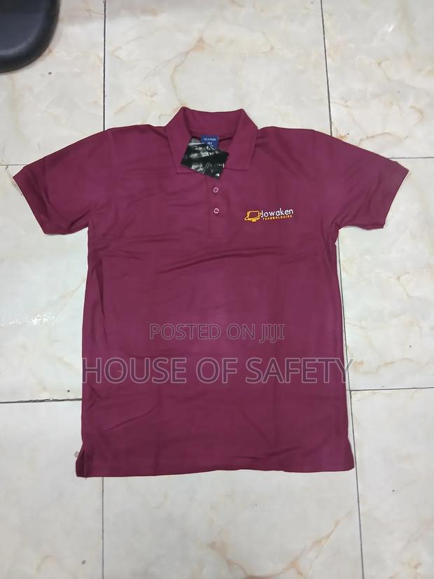 Children Polo's Maroon Unique Design - main view