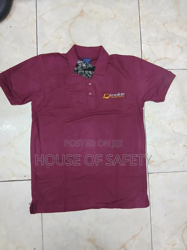 Children Polo's Maroon Unique Design - thumbnail 3