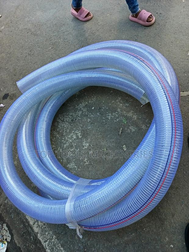 Clear Suction Pipe 4" Inch Roll 12metres - main view