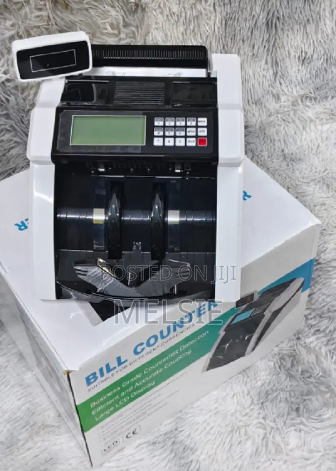 Money Counting Machine With Uv Mg Counterfeit Detection, Led Display