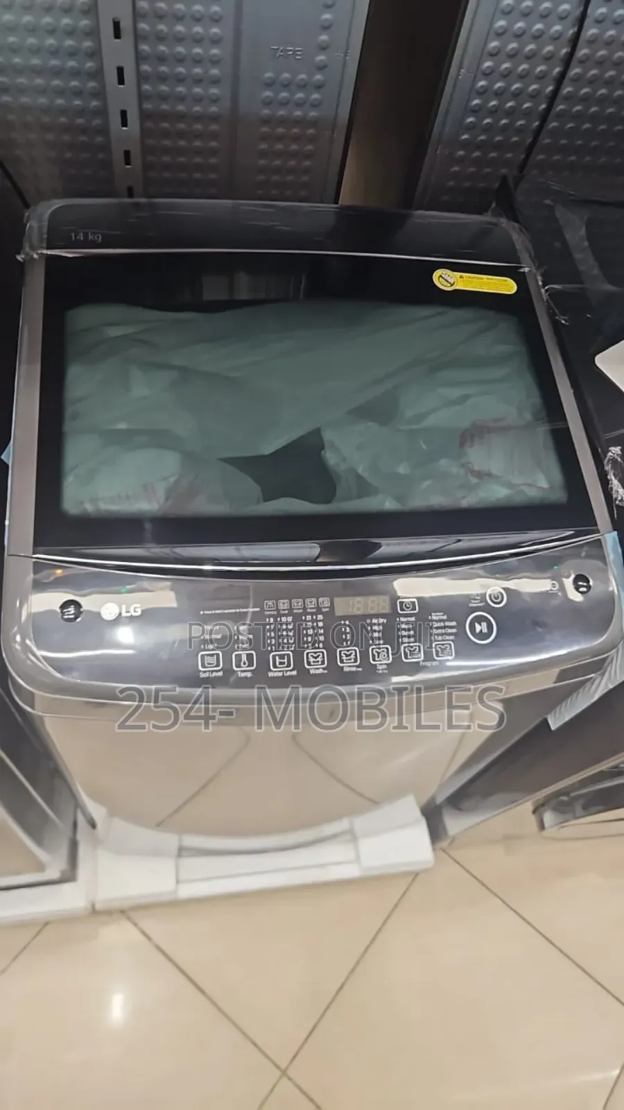 LG 14kg Top Load Washing Machine(T1466nehg2
