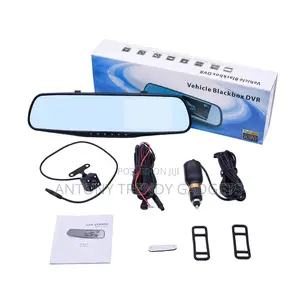 4.3" Vehicle Blackbox Dvr Mirror Camera 1080p + Rear Lens