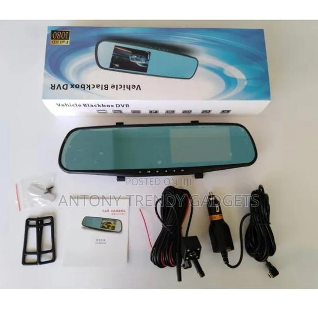 4.3" Rearview Mirror Camera 1080p Dashcam With Wdr & G-sensor - thumbnail 2