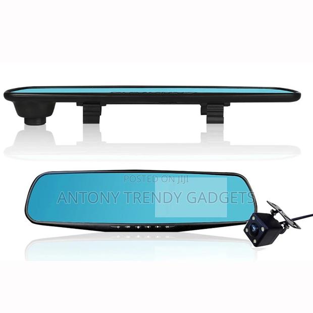 1080p Car Mirror Dvr Dual Lens Dashcam With 170° Wide Angle - main view