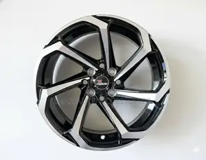 15 Inch v-Shaped Silver Semi-Offset Rims | Stylish Durable