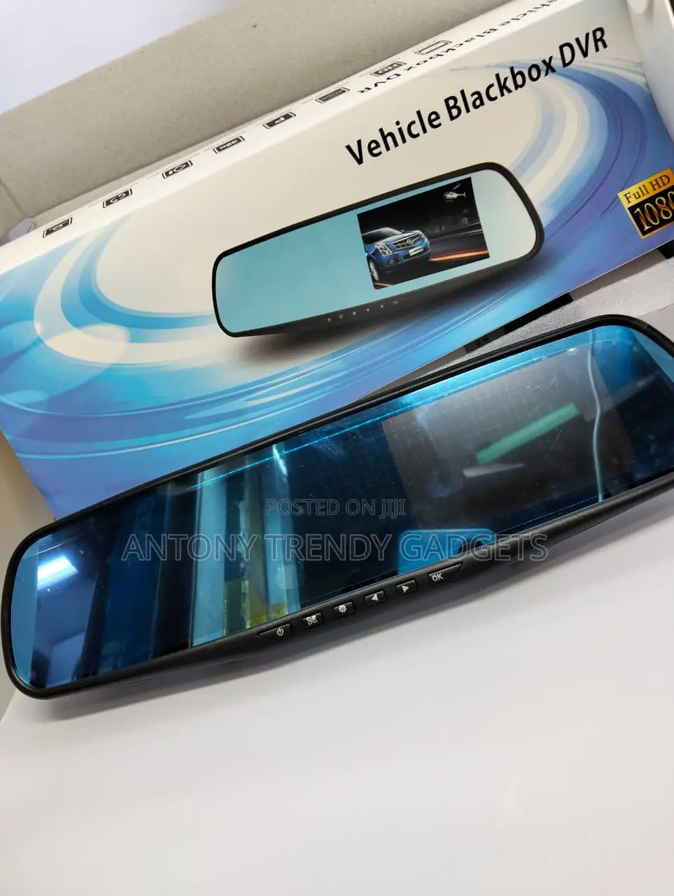Car Blackbox 1080p Mirror Dvr Dashcam With Loop Recording
