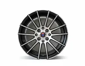 14 Inch v-Shaped Silver Semi-Offset Rims | Stylish Durable