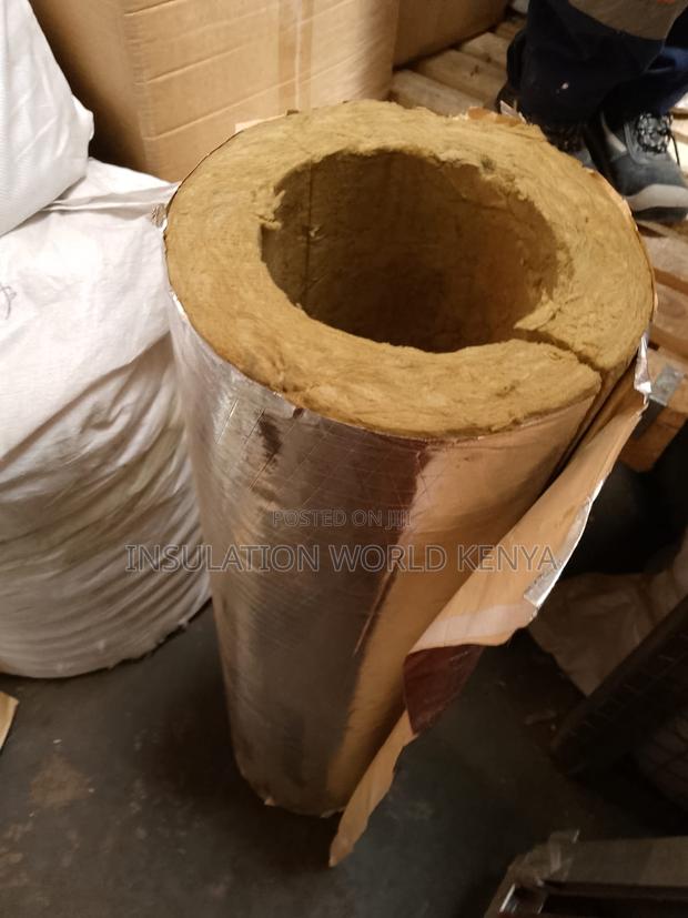 Rockwool Pipe – 50mm Wall, 6" Id, Thermal Acoustic Insulation